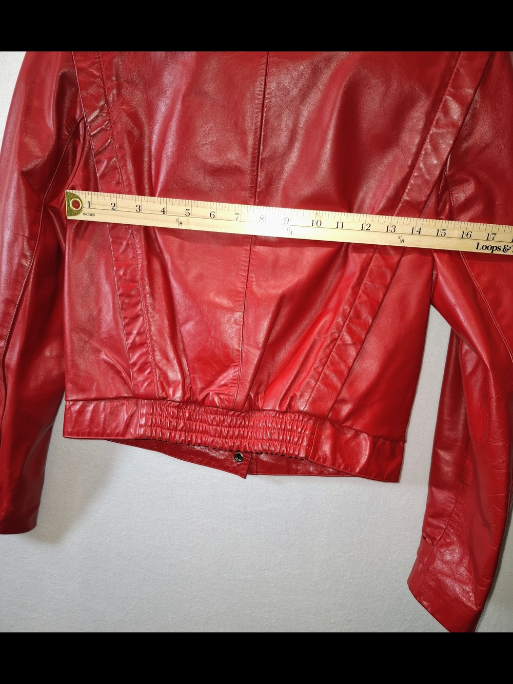 1980's Wilsons Leather Red Women's Leather Jacket - Picture 11 of 14